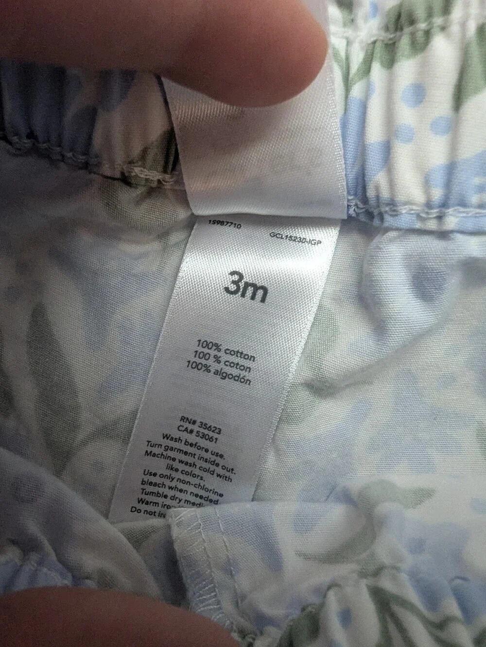 Floral Cotton Baby Shorts